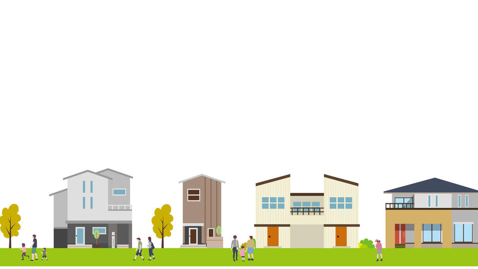 Illustration of different types of residential properties