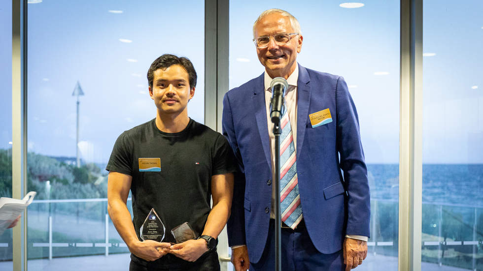 Young citizen of the year with the mayor