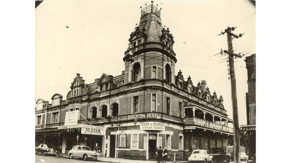 old black and white photo of cinema