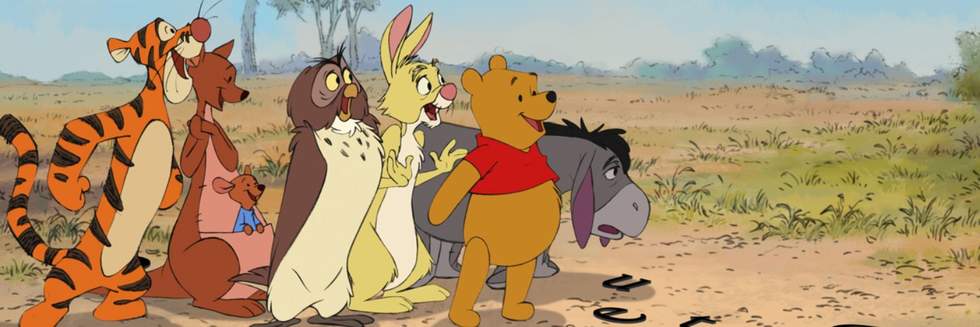 A graphic of Winnie the Pooh