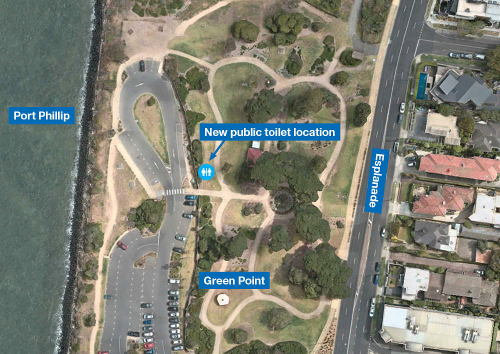 Green Point toilet location