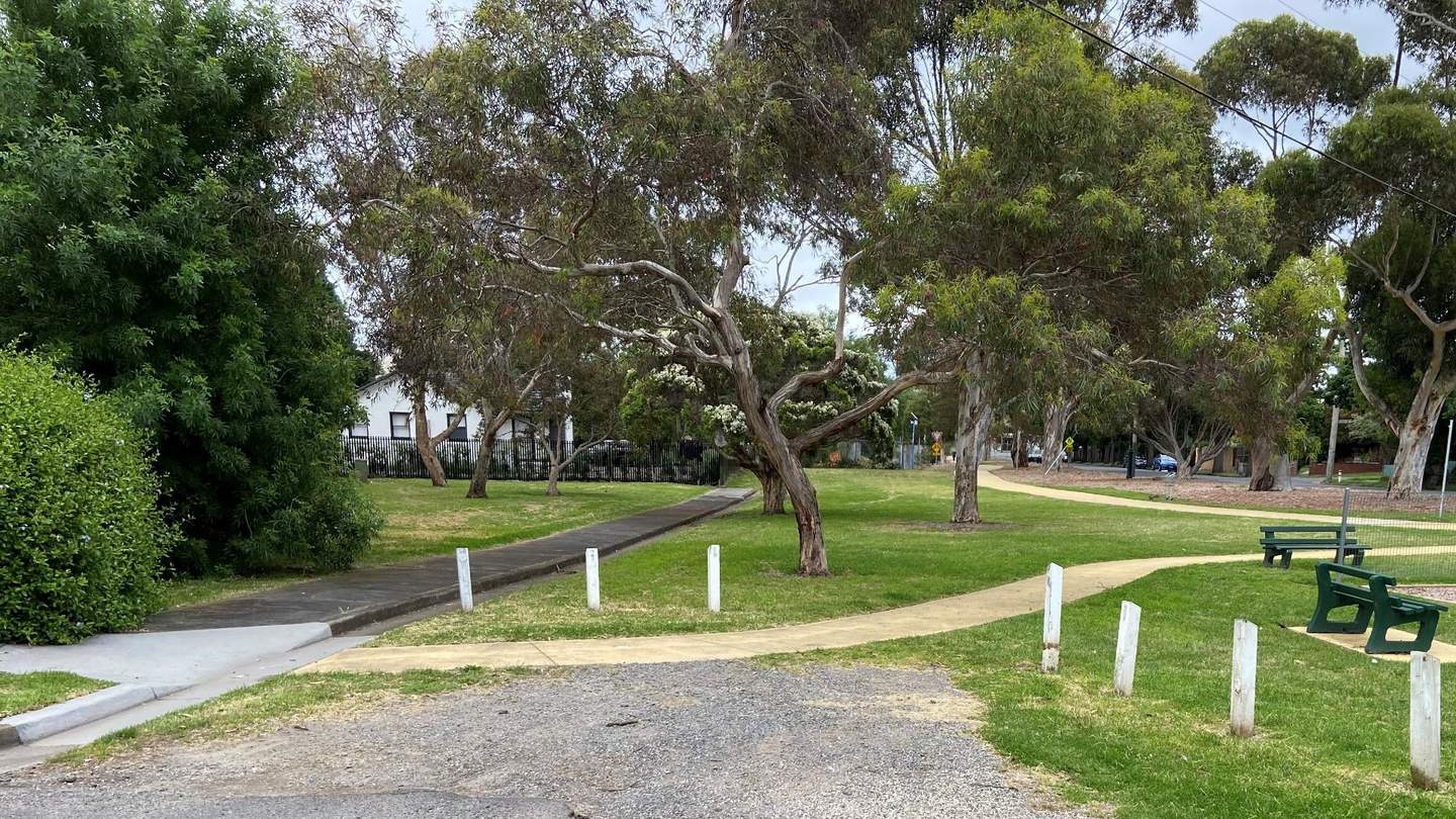 Image of proposed site for Little Brighton Reserve Community Garden
