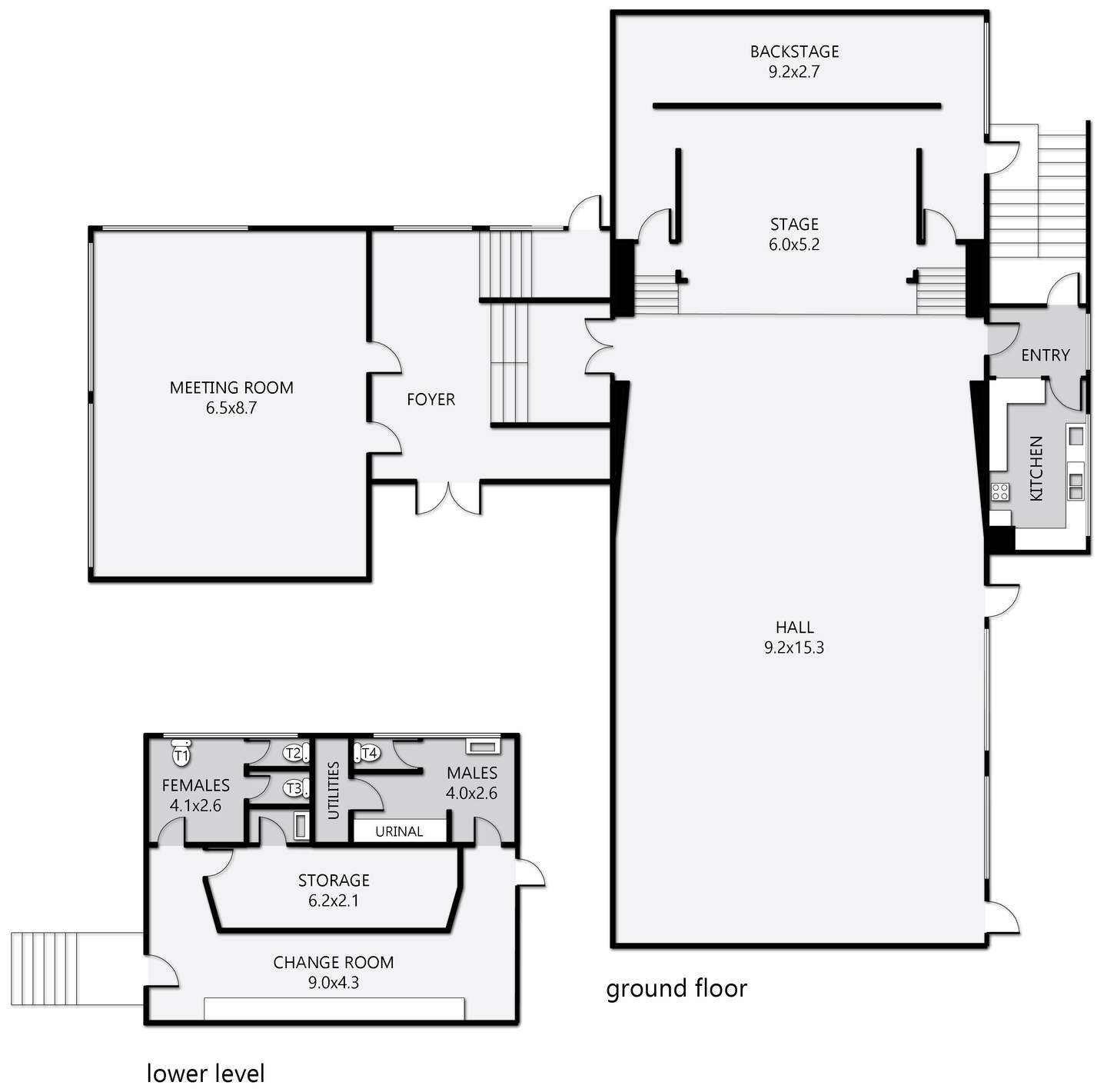Black Rock Civic Centre - Floor Plan
