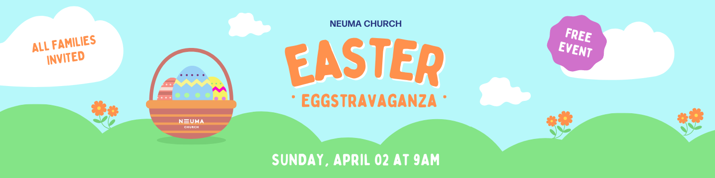 Easter banner for Neuma Church 