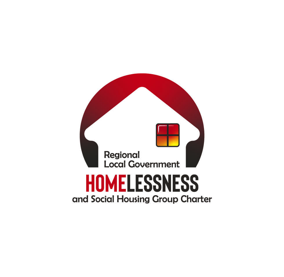 A logo for the Regional Local Government Homelessness and Social Housing Group Charter