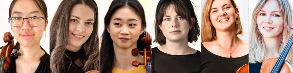 An image of three women who are part of Melbourne Strings